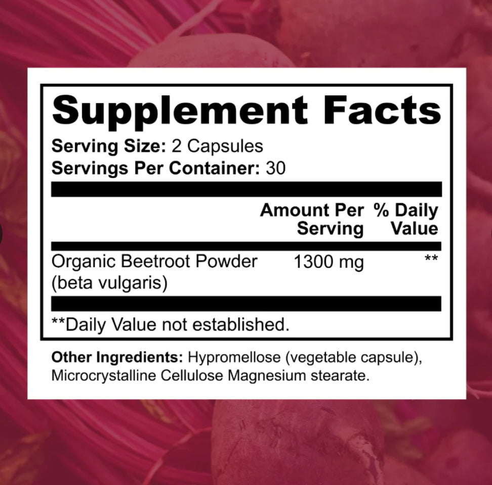 Pure BeetRoot Capsules